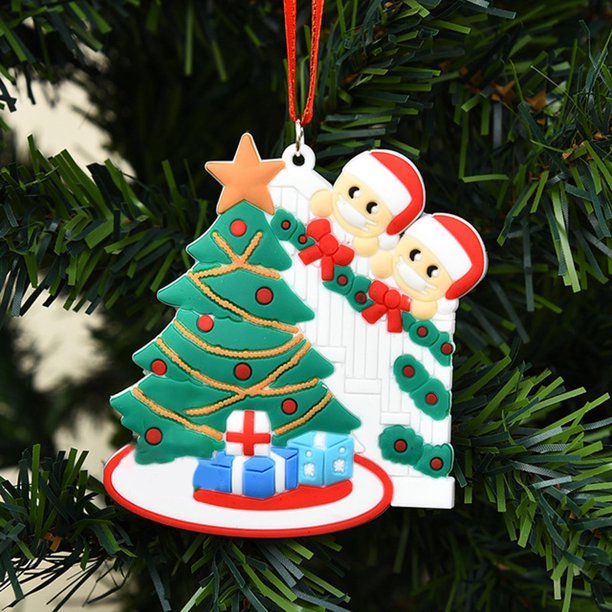 Nuevo Nombre de bricolaje Bendiciones PVC Máscaras de Papá Noel para una familia Wmkox8yii fhajkh1640