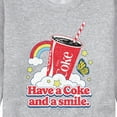 thumbnail image 3 of Coca-Cola - Have A Coke And A Smile - Men's Crew Neck Fleece Pullover, 3 of 5