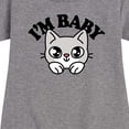 thumbnail image 3 of Instant Message - Im Baby Cat - Toddler And Youth Girls Fleece Dress, 3 of 6