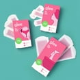 Glee Body Wax Hair Removal Strips for Women, Raspberry Scent, 32 Ct