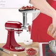 thumbnail image 4 of 9PCS Meat Grinder Blades Meat Grinder Plate Discs Stainless Meat Grinder Accessories Stainless Steel Knife Net Blade Enema Machine Perforated Meat Grinder Blades Net, 4 of 8