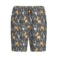 thumbnail image 3 of Yiaed Bulldog Print for Men's Soft Sleep Pajama Short Lounging Pajama Shorts-Medium, 3 of 8