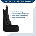thumbnail image 4 of Guardabarros Unique Bargains con accesorios de montaje para BMW X7 G07 sin pedal 2019-2023, guardabarros delanteros y traseros, 1 juego, 4 of 6