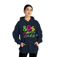 thumbnail image 5 of 80's Party Chick Graphic Hoodie Sweatshirt, Sizes S-5XL, 5 of 9