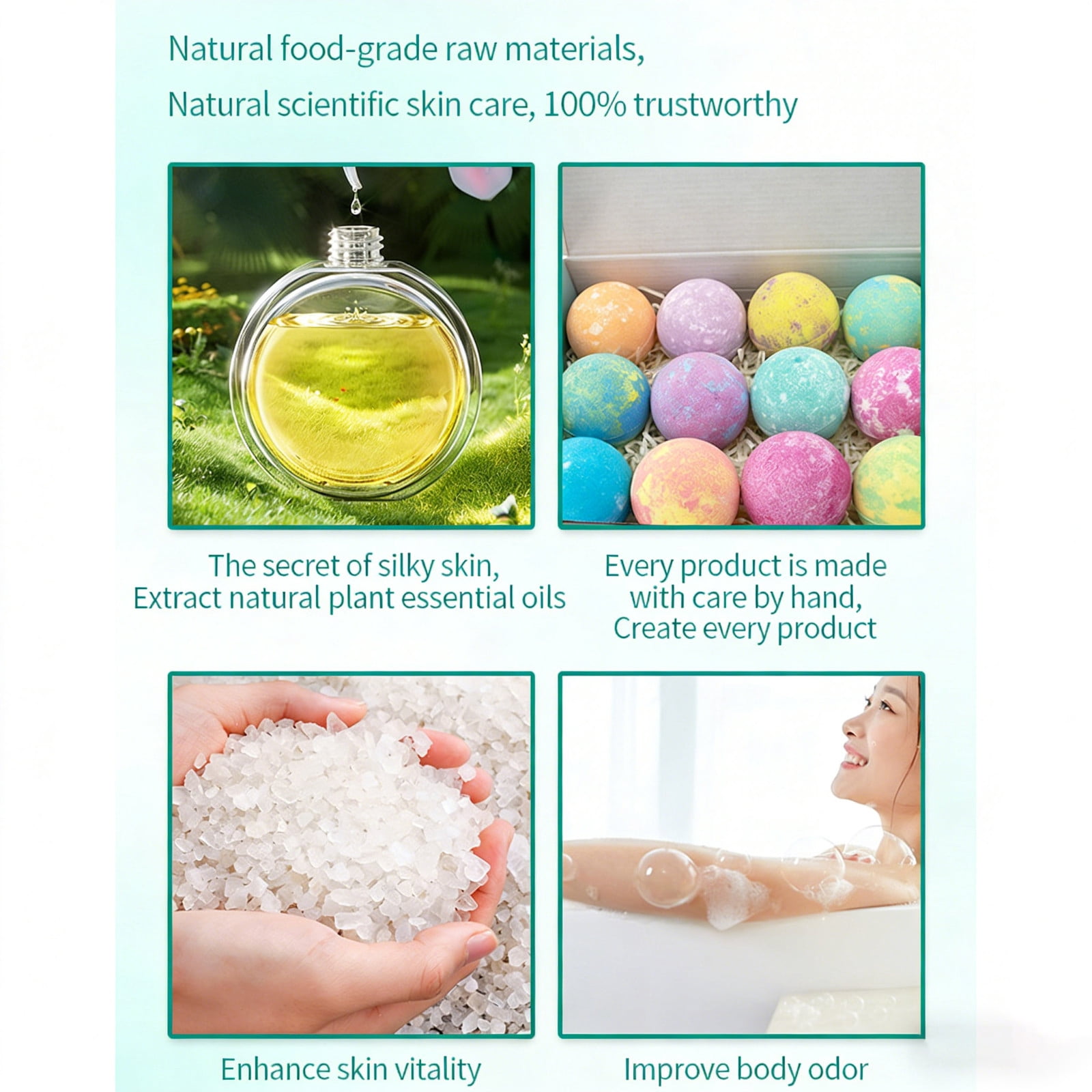 6 Pack Kids' Bath Bombs, Bath Bombs with Surprise Inside, Natural Organic Bath Fizzies for Birthday Presents, Party Favors and Spa Self-Care - Essential Oil Formula with Surprise Toys Inside