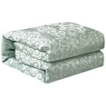 thumbnail image 3 of Nanshing Marissa 9 Piece Damask Comforter Set, Sage, King, 3 of 14