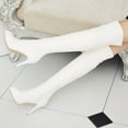 thumbnail image 4 of Bnwani Women Boots Knee-High-Heel Knee-High 0 Boot White Size 7, 4 of 9