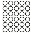 thumbnail image 2 of Mounting 30PCS Speaker Spacers Shockproof Car Stereo Subwoofer Speaker Mounting Rings High Density EVA Foam Speaker Repair Kit, 2 of 7