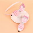 thumbnail image 2 of 2 pack Back to School Headband pink Pencil Hair Bands Glitter Pencil Bow Head band Cute School Hair Accessories for Women Girls First Day of School Party Supplies（Headband+hair clip）, 2 of 3