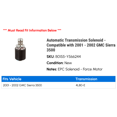 thumbnail image 2 of Automatic Transmission Solenoid - Compatible with 2001 - 2002 GMC Sierra 3500, 2 of 2