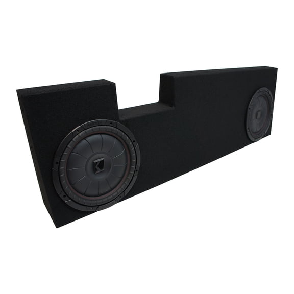 01-14 Ford F250 F350 Super Crew Truck Kicker CompVT CVT12 Dual 12 Sub Box 2 Ohm