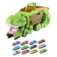 thumbnail image 4 of Juguete de Dinosaurio que Come Coches Cuticat Juego de Vehículos Verde, 4 of 8