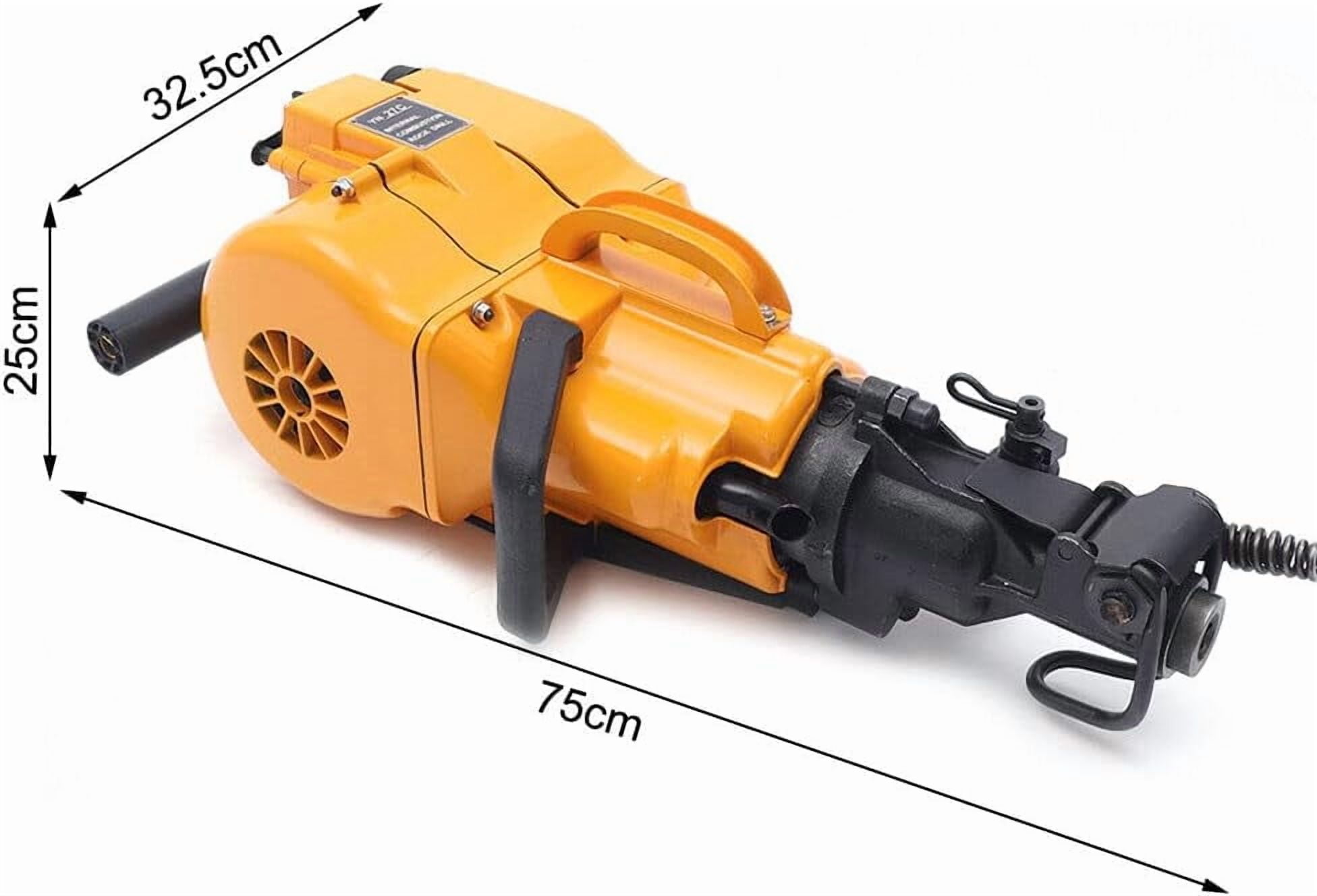 FOGGBET Jack Hammer Gasoline Rock Drill Internal Combustion Breaker Hammer Drilling Tool Heavy Duty Electric Jack Hammer Concrete Breaker Drill Kit