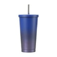 thumbnail image 2 of PONPRNGY Tumbler Double Wall Vacuum Insulated Travel Glitter Mug,Stainless Steel Tumblers with Lid and Straw, Powder Coated Coffee Cups for Woman, 2 of 6