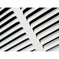thumbnail image 3 of 30"w X 10"h Steel Return Air Grilles - Sidewall and Ceiling - HVAC Duct Cover - White [Outer Dimensions: 31.75"w X 11.75"h], 3 of 6