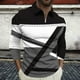 thumbnail image 1 of Blusa y camisa de manga larga con cuello vuelto para hombre, jersey de solapa con cremallera y manga larga, blusa informal estampada para San Valentín, poliéster para hombre, 1 of 5