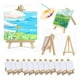 thumbnail image 1 of Mini Caballete de Madera Con Lienzo Para Pintura 12 Piezas, 1 of 8