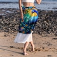thumbnail image 6 of Peacock Stunning Summer Chiffon Beach Dresses -for Vacations, 6 of 6