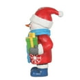 thumbnail image 2 of Universal Statues Snowman Holding Gift Commercial Christmas Outdoor Decoration - 36", 2 of 3