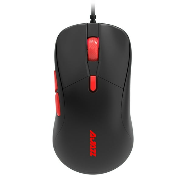 Ratón para juegos con cable AJAZZ AJ129 Computadora Gamer Ratones Ergonómico Viaje 500Hz Accesorio de clic ligero para el hogar Oficina Negro Inevent EL005268-01B