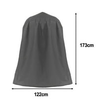 Oxford Cloth Fountain Cover Weatherproof Winter Protection Black 122x173cm Waterproof Windproof Easy Install Garden Accessory