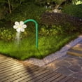 thumbnail image 4 of NFNSIG Crazy Daisy Sprinkler Shaped Garden Sprinkler 720° Rotating Garden Water Feature Sprinkler Dancing Moving Daisy Water Sprinkler for Garden Lawn(White), 4 of 9