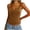 Gold, variant on Women’s Women’s Ribbed Fitted V-Neck Spaghetti Strap Tank Top , Beige,Size S-XL