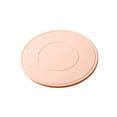 thumbnail image 2 of Round Table Mat, 6 Inch Diameter Blush Pink Silicone Heat Mat, Double Sided Skid Resistant Dinner Table Protector, Waterproof Bpa Free Silicone Trivet Coaster, Dishwasher Safe, 2 of 8