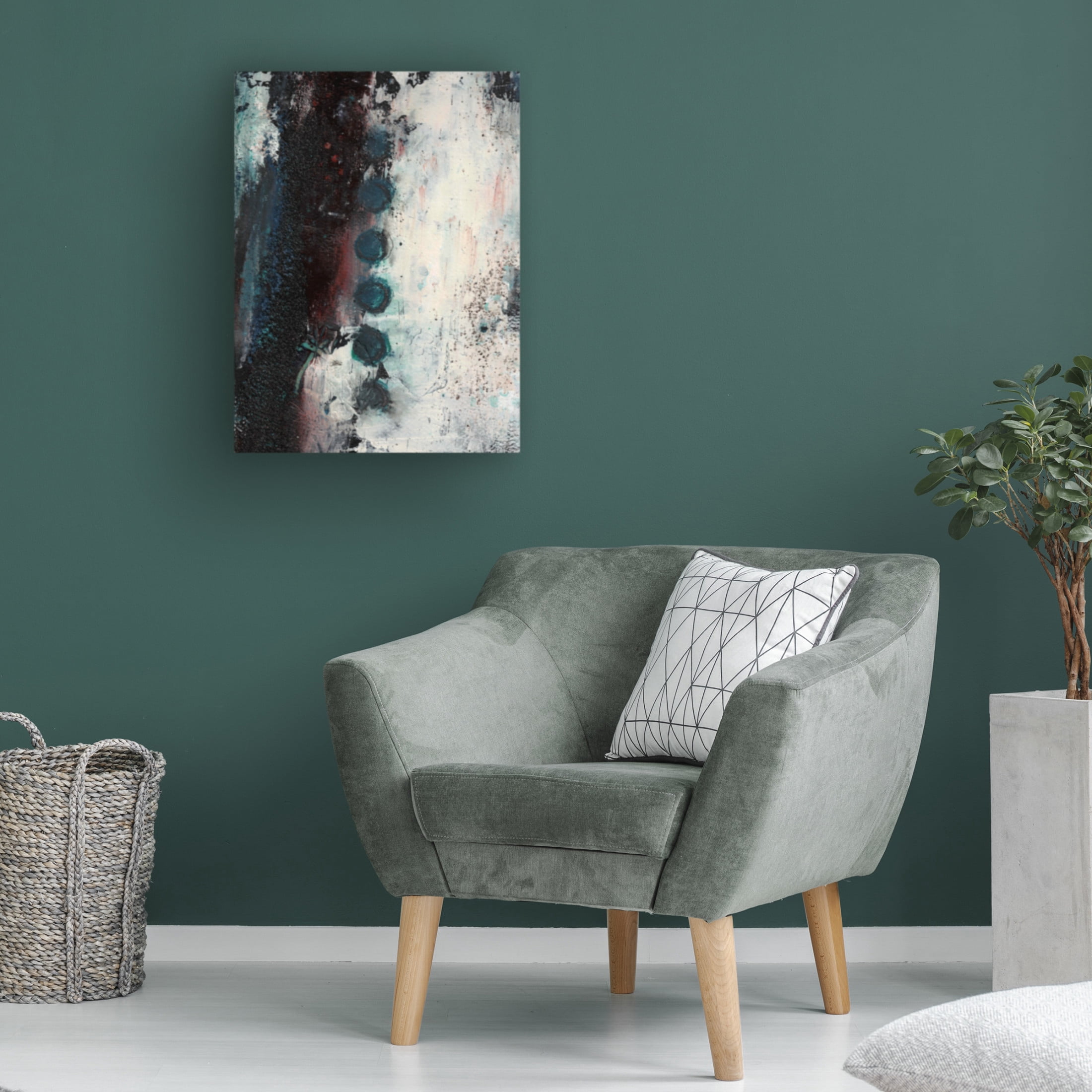 Canvas Wall Art - Deb Chaney 'Afx I' Wall Art for Living Room, Bedroom, or Office Décor by Trademark Fine Art - 35 x 47 Inches