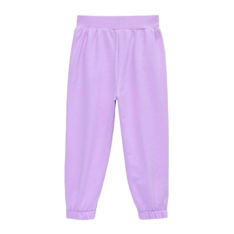 HILEELANG Toddler Girls' 3-Pack Cotton Jogger Pants photo 8