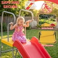thumbnail image 5 of Kdymod 6.4FT Slide for Kids,Playground Equipment with Climbing Ladder, Water Slide for Kids Backyard,Gift for Boys, Girls,Ages 3-10, 5 of 11