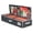 Black/White Trim, variant on HOLDN' STORAGE Wrapping Paper Storage Container, Fits 27 Rolls Gift Wrap, Extra Pockets for Ribbons & Bows, Underbed Storage - Red with White Snowflakes