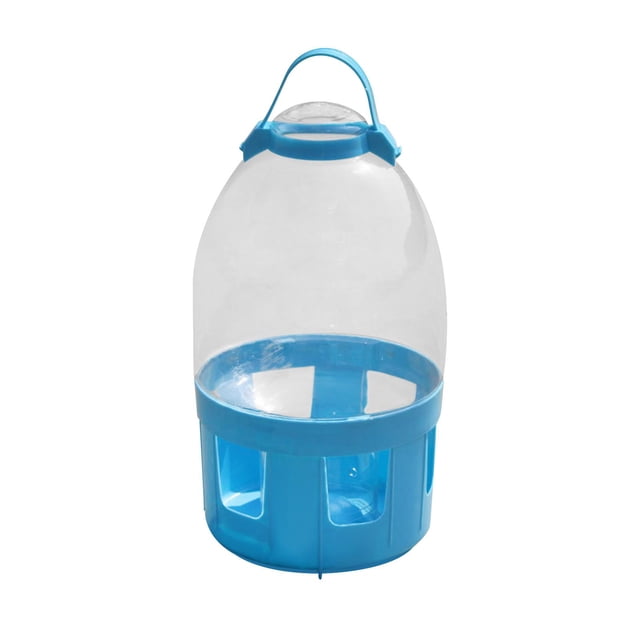 Comedero para pájaros, herramienta de alimentación, cubo resistente, hervidor, bebedero para pájaros de gran capacidad. 6l