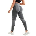 thumbnail image 3 of 3D Anti Cellulite Leggings for Women – High Waist Compression Leggings with Sculpting Fit Gray M, 3 of 6