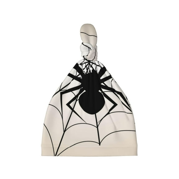 Daiia Spiders On The Web 1 Pattern Baby Beanie Knit Toddler Hat Kids Embroidered Beanies Cap for Girls Boys 0-8 Years