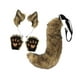 thumbnail image 4 of Orejas y cola de zorro para cosplay, orejas de zorro y cola larga para adultos y niños, orejas de peluche Hierba amarilla, 4 of 9