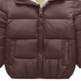 thumbnail image 6 of yocbz Baby Winter Coat with Hooded Toddler Boys Girls Puffer Jackets Toddler Coats & Jackets Coffee,18-24 Months, 6 of 8