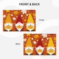 thumbnail image 4 of Placemats Set of 6, Happy Thanksgiving Three Gnomes Place mats for Dining Table Indoor/Outdoor, Cute Heat Resistant Washable Table Mats(18" x 12"), 4 of 8