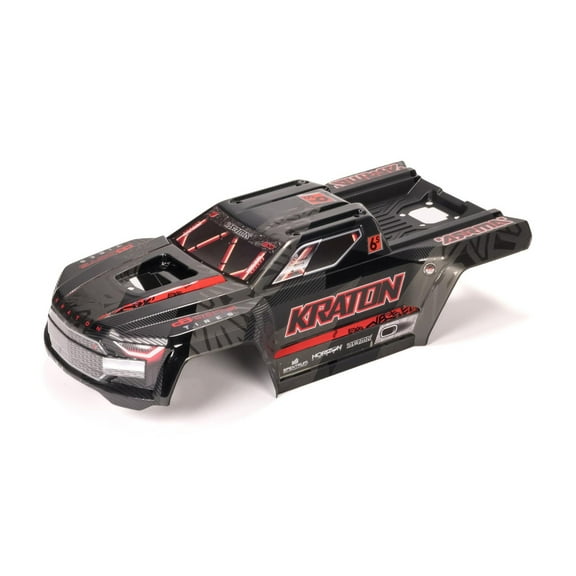 ARRMA KRATON 6S EXB Painted Decaled Trimmed body Black ARA-1539
