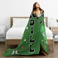 thumbnail image 5 of Pickle Blanket for Women Men, Cute I''m Kind of a Big Dill Themed Design Printed Throw Blankets for Teens Adults Lap, Chair Sofa, Warm Soft Cozy Blanket, 50"x 60", 5 of 6