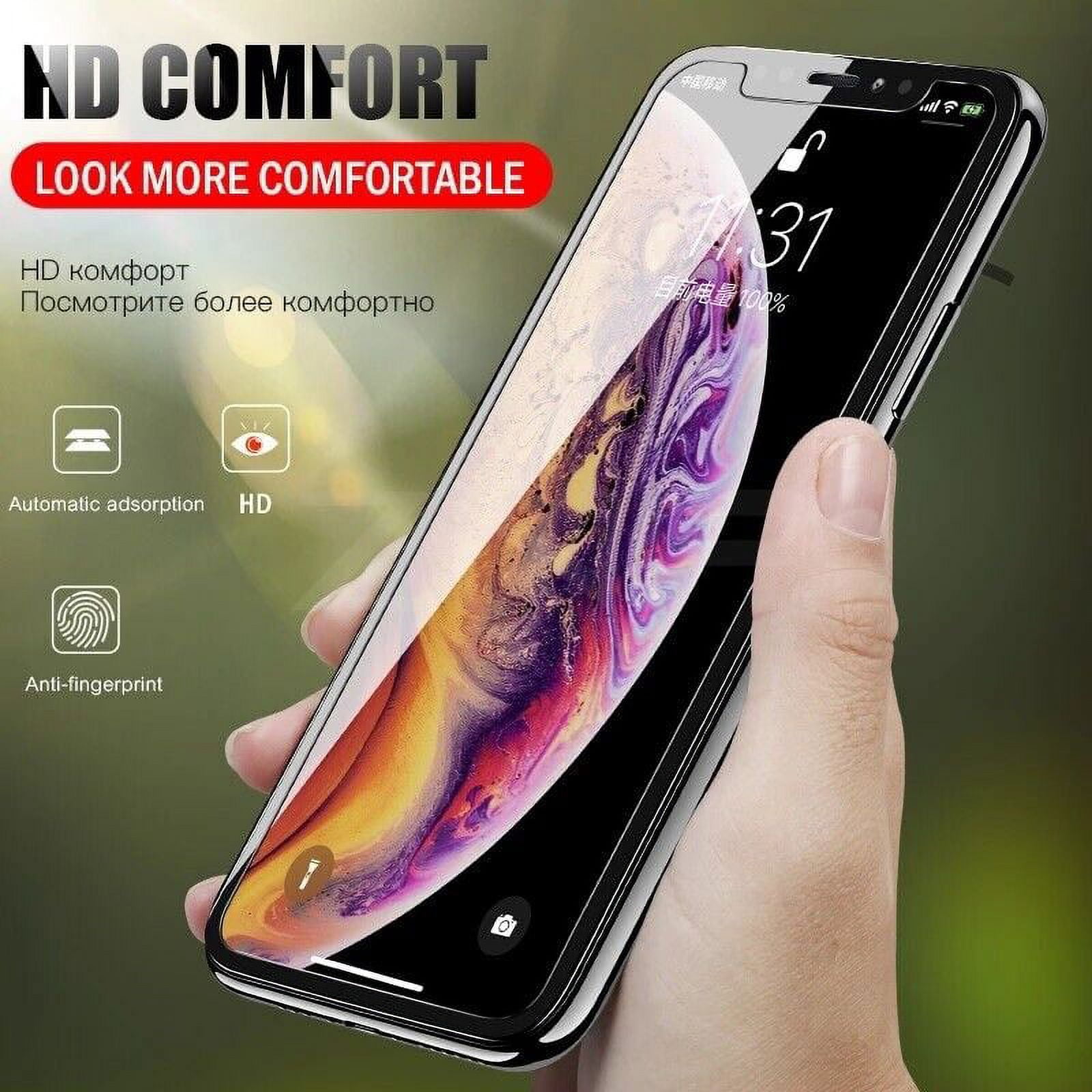 Protection D'écran Ultra-résistante 10x Pour IPhone X/XS/11 Pro - Verre Trempé Double Couche