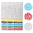 thumbnail image 2 of 12 Sheets Adhesive Stickers English Alphabet Number Stickers Laptop Decals Number Letter Sticker, 2 of 8