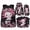 Cherry Blossom Axolotl, variant on Yspwyqan Kids Backpack Set with Lunch Box Pencil Case Water Bottle Bag, Aztec Tribal Sunflower Horse Double Zipper Lightweight Bags Fits 14" Laptop for Elementary Middle School
