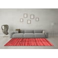 thumbnail image 3 of Ahgly Company Indoor Rectangle Abstract Red Contemporary Area Rugs, 2' x 3', 3 of 4