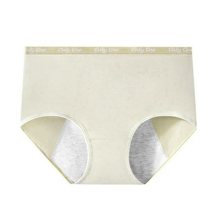 Underwear For Women High Absorbency Underwear Heavy Flow Leakproof Panties Postpartum Menstrual Protective Briefs Bikini Small Underwear