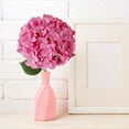 thumbnail image 3 of JingChun Artificial Fake Flowers Plants Silk Hydrangea 1 Flower Head Arrangements Wedding Bouquets Decorations Plastic Floral Table Centerpieces Home Kitchen Garden, 3 of 5