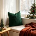 thumbnail image 6 of Textured Throw Pillow Covers Corduroy Cushion Cases for Sofa Living Room Bedroom Couch Interior Styling, 6 of 6