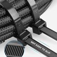 thumbnail image 3 of 100 Pack Long Cable Ties - 350mm X 8mm - Uv Resistant - 50kg Tensile Strength - Black, 3 of 5