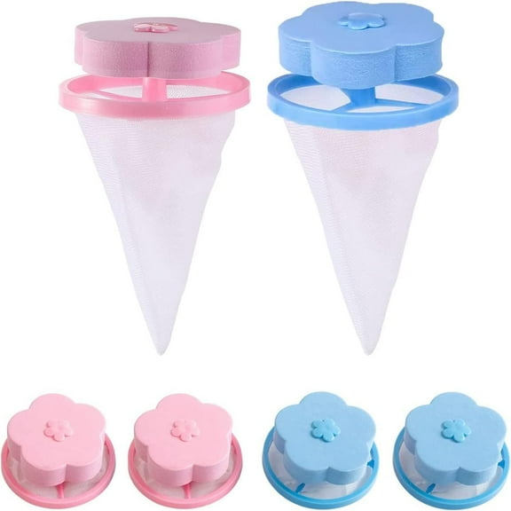 Pet Hair Remover Laundry, 4Pcs, Removes Pet Fur, Hair, Lint