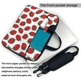 thumbnail image 2 of Lsque Hand Drawn Strawberry Pattern Laptop Bag – Portable & Slim Single-Shoulder Computer Case with Adjustable Strap, Protective, Lightweight for 13”/14”/15.6” Laptops, 2 of 8